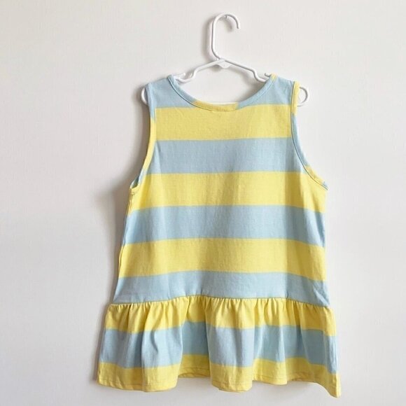 NEW Hanna Andersson Girl Peplum Tank Top 4T 5T 6-7 Years - Picture 2 of 6